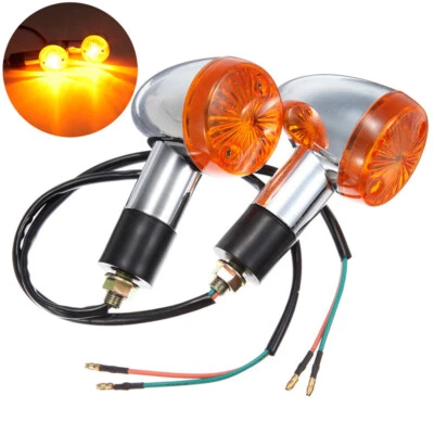 2X Bullet Turn Signals Indicator Lights For Honda Shadow VT 1100 500 700 750 800 - Изображение 1 из 4