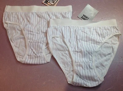 Women 2 Pair Panties Briefs Bikinis Lot "Inner Force" 100% Cotton Size M/6 China - Image 1 of 4