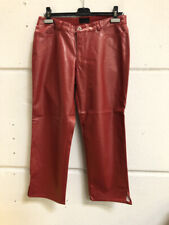 Mavi Women's Faux Leather Caprihose 331 Na Red W31