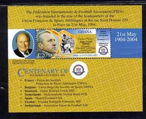 GHANA #2461 2005 FIFA CENTENARY MINT VF NH O.G S/S - Picture 1 of 1