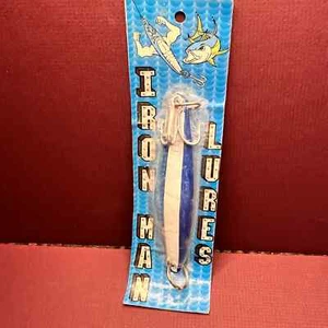 Iron Man 3 Dorado Fishing Lure Saltwater Tuna New in Package BLUE WHITE T1 - Picture 1 of 6