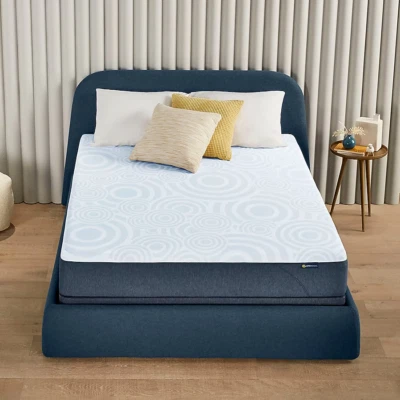 Queen Serta Perfect Sleeper Nestled Night 10” Medium Firm Gel Memory Foam - Image 1 of 4