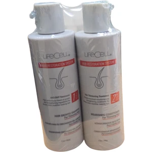LifeCell Hair Restoration System Shampoo 6.4 oz & Conditioner 6.4 oz | Sealed - Picture 1 of 6