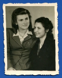Schöne hübsche Frauen Mädchen Dame Vintage 1949 UdSSR Sowjet Foto - Bild 1 von 4