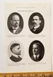 Notable Cincinnati Men of 1903 Photos PHYSICIANS & SURGEONS Malsbary Whitacre D8 - Picture 1 of 3