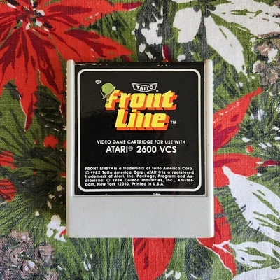 Atari 2600 Front Line Coleco Cart Only Tested Working Cleaned - Image 1 of 4