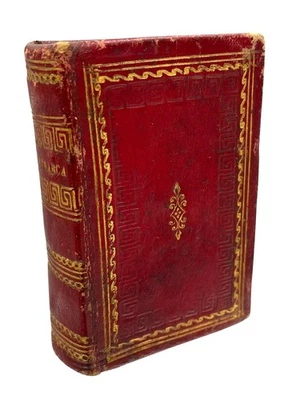 Le RIME di Francesco PETRARCA - Prato 1851 - MIGNON TIPOGRAFIA LEGATURA - Immagine 1 di 4