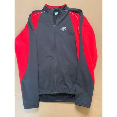 Performance Bike Ultra Cycling Fleece Lined Jacket Mens Medium Full Zip - Image 1 of 4