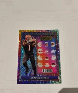 NFL Contenders 2024 Panini Winning Ticket Ja Marr Chase No. 12 - Foto 1 di 2