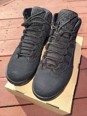 Mens Size 11.5 - Air Jordan Max Aura Triple Black Sneakers - Image 1 of 4