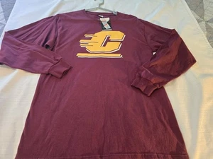 Camiseta manga larga Campus Den CMU talla M nueva con etiquetas Central Michigan Go Chips! - Imagen 1 de 7