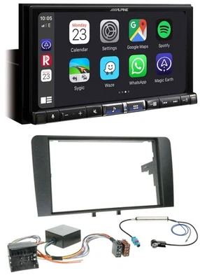 Alpine 2DIN DAB USB MP3 Bluetooth Autoradio für Audi A3 06-12 8P Infinity Aktivs - Bild 1 von 4