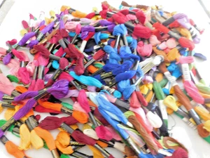 J & P Coats--215 skeins--EMBROIDERY FLOSS--Assorted Colors--6 Strand - Picture 1 of 2