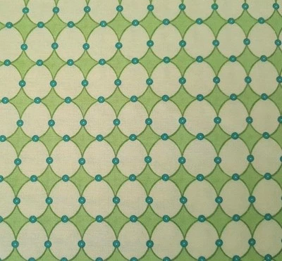 29" Baby Sprinkles Nicole Tamarin Quilting Treasures Green Circle Geometric - Image 1 of 3