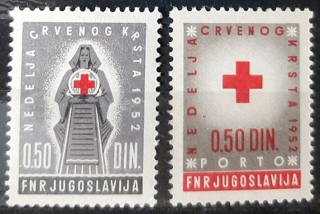 YUGOSLAVIA 1952 - RED CROSS MNH - Image 1 of 1