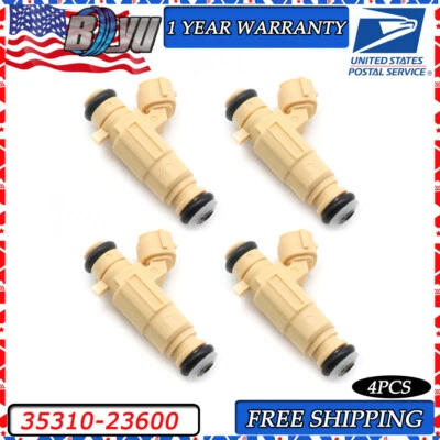 Novo 4x injetor de combustível 35310-23800 9260930013 para Hyundai Elantra 2.0L 2001-2008 - Imagem 1 de 4