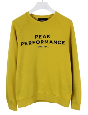 Peak Performance Orig C Sweatshirt Herren Groß Logo Aufdruck Rundhals Pullover - Bild 1 von 4