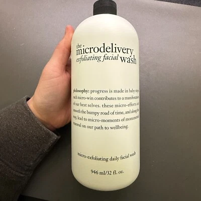 Lavado facial exfoliante Philosophy The Microdelivery 32 oz NUEVO sellado belleza Foto 1 de 4