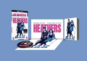 Heathers 4K UHD Blu ray (Christian Slater) Region Free Inc Registered Post - Picture 1 of 4