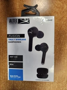Altec Lansing Fusion Truely Wireless Earphones - Black - Water Resistant E9A - Picture 1 of 6
