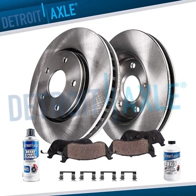Front Brake Rotors + Ceramic Pads for 2006 - 2011 Buick LuCerne V8 Cadillac DTS - Image 1 of 4