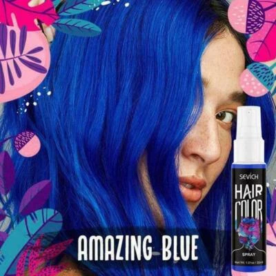 Instant Hair Dye Colour Hair Coloring Spray Temporary Non-toxic Washable
