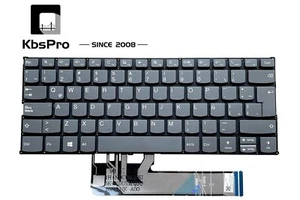 Durable Latin Spanish Keyboard for Lenovo Yoga 6-13ARE05 6-13ALC6 C640-13IML - Afbeelding 1 van 13