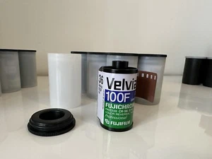 Hard To Find Expired 35 mm Fujifilm Fujichrome Velvia 100F color E6 slide film - Picture 1 of 2