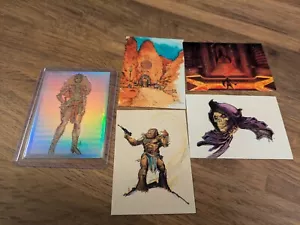 🦊 HE MAN SHE RA MASTERS OF THE UNIVERSE MOVIE TRADING CARDS WILLIAM STOUT - Picture 1 of 7