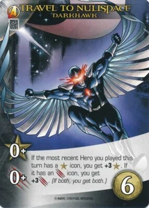 DARKHAWK Upper Deck Marvel Legendary REVELATIONS TRAVEL TO NULLSPACE - Picture 1 of 1