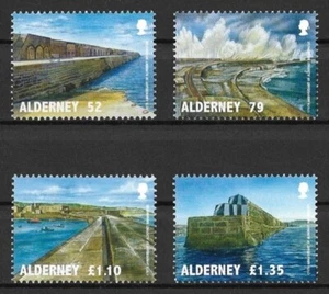Alderney Mi.Nr. 749-752** (2022) postfrisch/175 Jahre Wellenbrecher von Braye - Picture 1 of 1