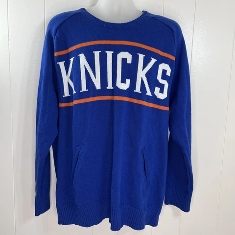 NBA New York Knicks Ugly Christmas Holiday Sweater Men's Size L Cover