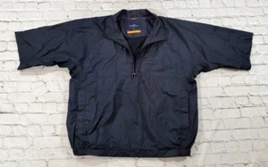Dockers Golf Stain Defender Black Jacket 1/4 Zip Short Sleeve MENS SIZE MEDIUM  - Picture 1 of 8