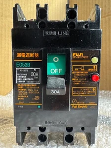 FUJI Electric 30A 3Pole EG53B-Earth Leakage Breaker - Picture 1 of 4