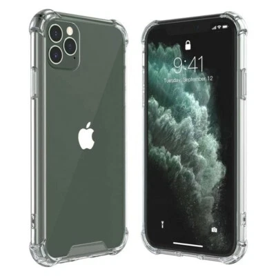 10 件装 iPhone 11 PRO 5.8 保护壳 透明 硅胶 超薄 — 第 1/4 张图片