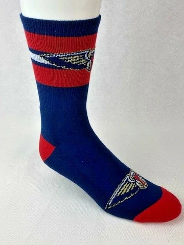 New Orleans Pelicans Basketball Band Stripe Crew Socks Cover