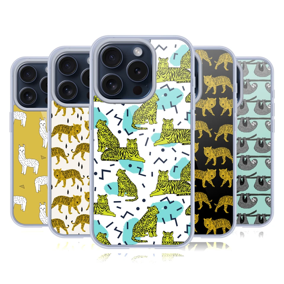 OFFICIAL ANDREA LAUREN DESIGN ANIMALS SOFT GEL CASE FOR APPLE iPHONE PHONES - Image 1 of 4