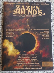 Zazen Sounds # 4 Esoteric Music Magazine Black Metal Dark Ambient Magick Satan - Picture 1 of 4