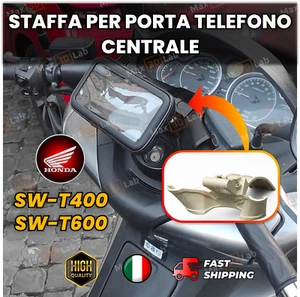 HONDA SILVER WING SWT-400 Staffa centrale manubrio per porta telefono barra 22mm - Imagen 1 de 22