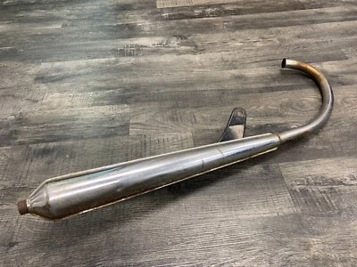 Honda 1970 1971 1972 CB100 CB 100 OEM silenciador tubo de escape cabeçalho #27A * - Imagem 1 de 4