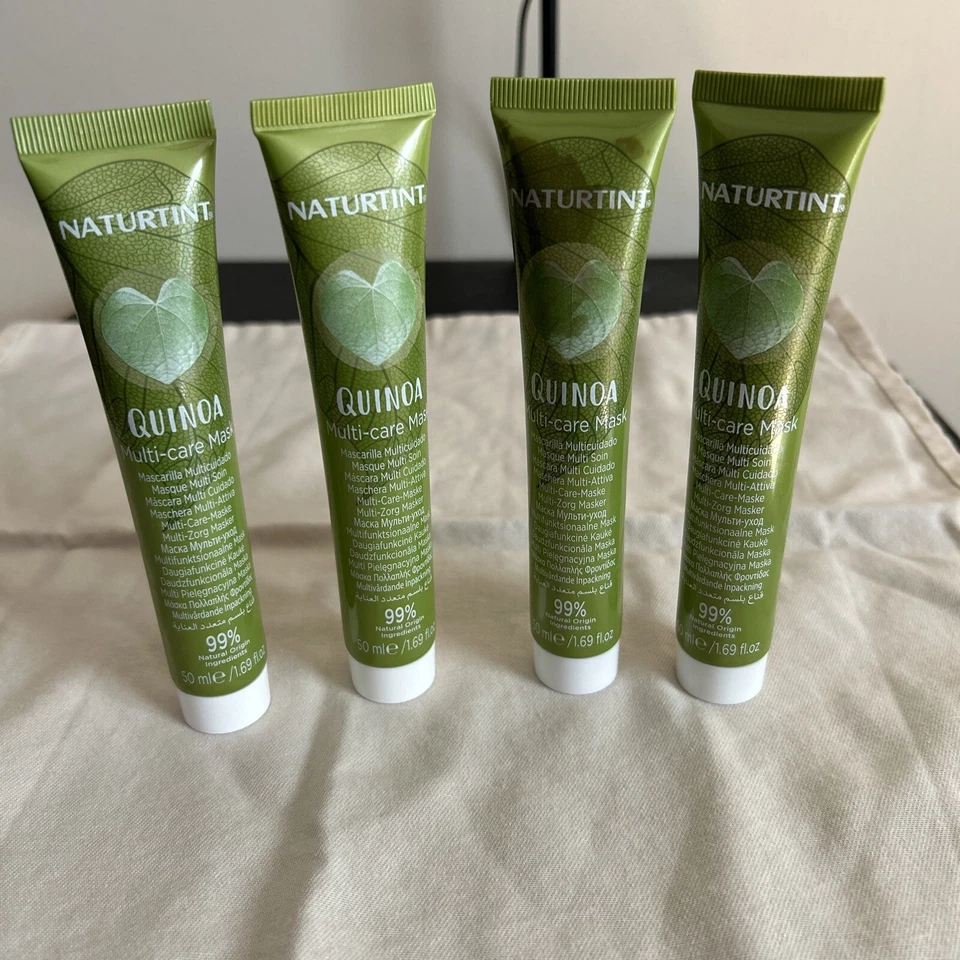 Nuevo Lote 4 Mascarilla Natural Brillo Color Multicolor Quinoa Naturtint 50 ml 1.69 fl oz Foto 1 de 1