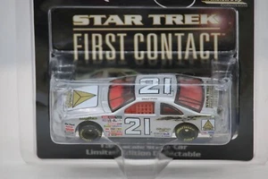 Michael Waltrip #21 1996 Star Trek 1st Contact Ford Taurus LE 1:64 Stock Car New - Picture 1 of 4