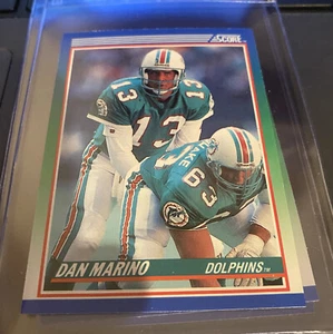 1990 Score Dan Marino #13 “GEM-MT” MIAMI DOLPHINS HOF “CENTERED” Quarterback - Picture 1 of 2