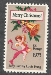 US. 1580. 10c. Christmas Card, by Louis Prang. Christmas Issue. MNH. 1975 - Picture 1 of 1