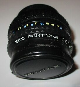 PENTAX SMC Pentax-A 50mm f/1.7 Lens