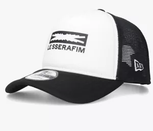 New Era 9FORTY A-Frame Trucker Cap LE SSERAFIM Collab Hat Free Size New - Picture 1 of 6