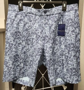 Peter Millar Crown Crafted Golf Surge Floral Shorts Men's 35 Galaxy Blue NWT - Picture 1 of 15