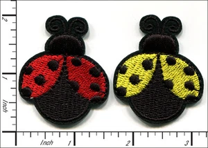 40 Pcs Embroidered Iron on patch LadyBug Insect 4x4.8cm AP017aC - Picture 1 of 2