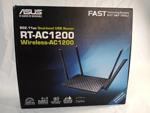 Asus RT-AC1200 Dual-band Wireless-AC1200 USB Router - ASUS IN SEARCH OF INCREDIB - Picture 1 of 10