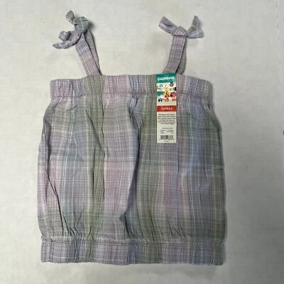 Garanimals Shoulder Tie Shirt Girls 2T Toddler Light Purple Cotton Blend - Image 1 of 4
